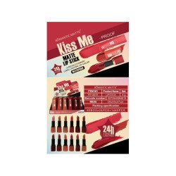 BATOM MATE KISS ME 24H. (0,50€ UNIDADE) PACK 24 FOSCO ROMÂNTICO