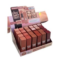 BATOM KISS ME MATTE 24H. (0,50€ UNIDADE) PACK 24 MAIO ROMÂNTICO