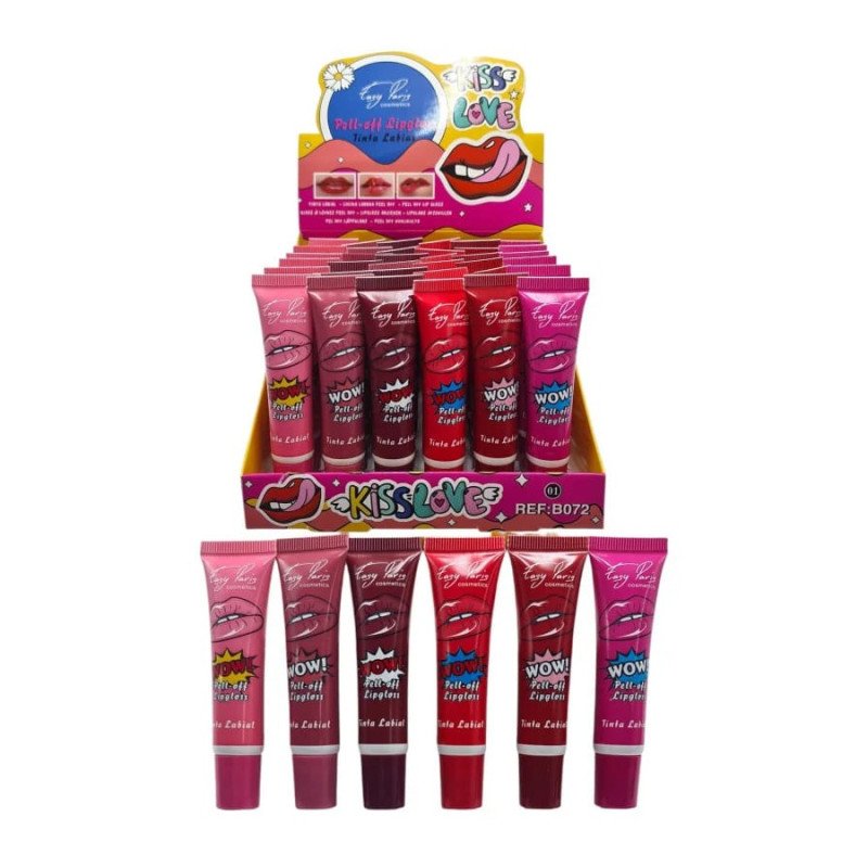 LIP TINTED WOW! PELL-OFF (€0.85 UNIT) PACK 36 EASY PARIS