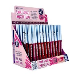 LÈVRES LOUD MAT AUTOMATIQUE (0,49€ UNITÉ) PACK 72 D'DONNA