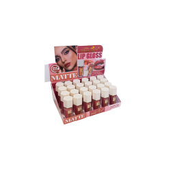 LIPGLOSS MATTE 24H. (€0.75 UNIT) PACK 24 PINK KEY
