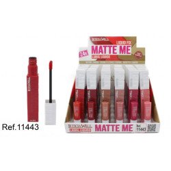 ROUGE À LÈVRES LIQUIDE FIX MATTE ME 24H.(0,82€ UNITÉ)PACK 24 LETICIA WELL