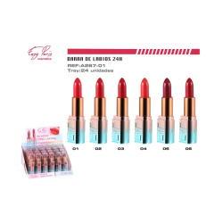 ROUGE À LÈVRES LONGUE DURÉE 24H. (0,89 € UNITÉ) PACK 24 EASY PARIS