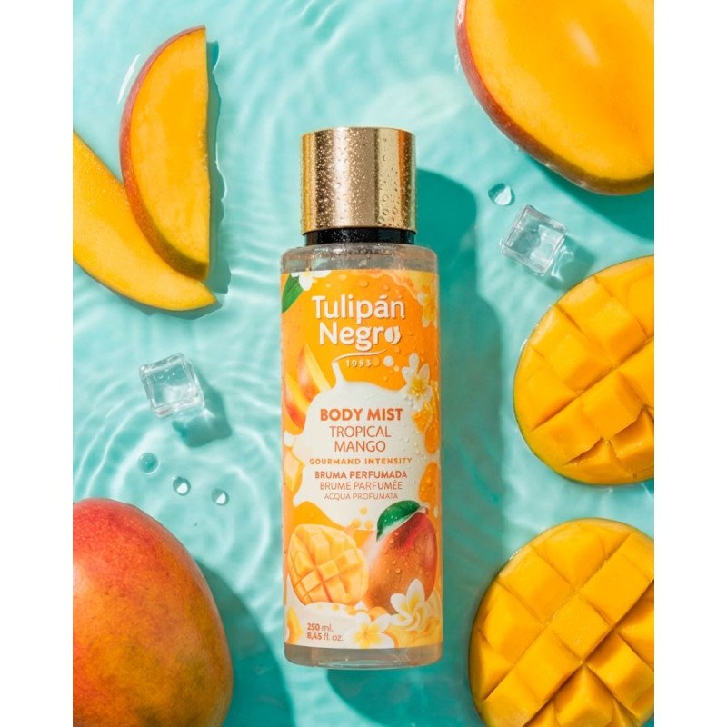 BODY MIST TROPICAL MANGO 250ML. BLACK TULIP