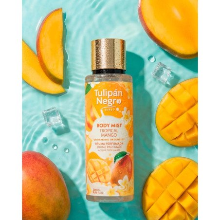 BODY MIST TROPICAL MANGO 250ML. BLACK TULIP