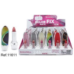 LIPSTICK MATTE FIX 24H. (1.45€ UNIT) PACK 24 LETICIA WELL