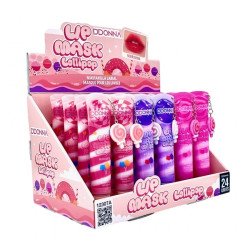 LIP MASK LOLLIPOP (€0.79 UNIT) PACK 24 D'DONNA