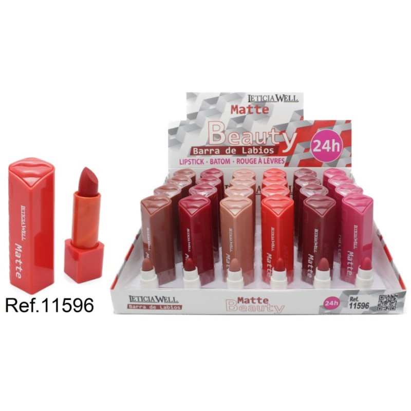 Rouge à Lèvres Beauty Matte 24H Leticia Well | Cosmex
