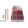 LIPSTICK + LIPLINER DUO MATTE TATTOO 24H.(1.2€ UNIDAD) PACK 24 LETICIA WELL