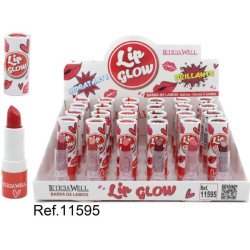 LIP GLOW BRILLANT MOISTURIZING (€0.59 UNIT) PACK 24 LETICIA WELL