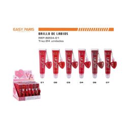 LIPGLOSS COULEUR NATURELLE (0,89€ UNITÉ)PACK 24 EASY PARIS