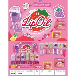 LIP OIL FRUIT COLOR (0.65€ UNIDAD) PACK 24 MISS BETTY