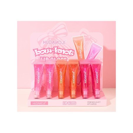 LIPGLOSS BOW-KNOT (0,85€ UNIDADE) PACK 24 HUDAMOJI
