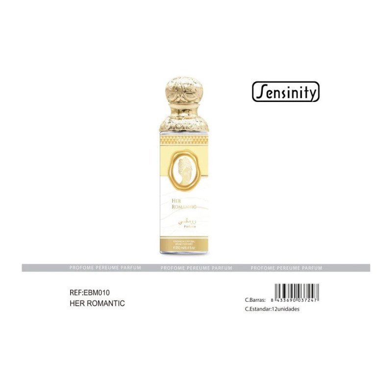 BODY MIST HER ROMANTIC POUR FEMME 250ML. SENSINITY