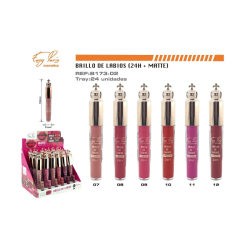 LIPGLOSS MATTE 24H. (€0.79 UNIT) PACK 24 EASY PARIS