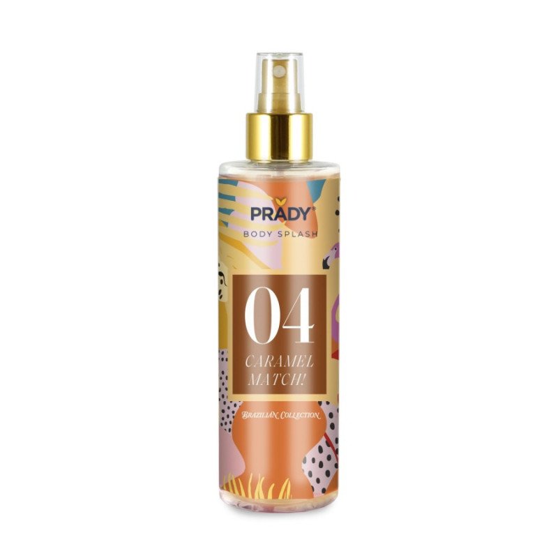 BODY SPLASH 04 COMBINAÇÃO DE CARAMELO! 250ML. (1.70€ UNIDADE)PACK 12 PRADY