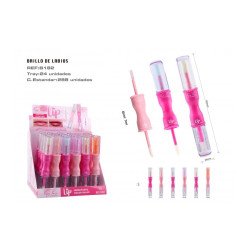 LIPGLOSS DUO + ​​HIDRATING 7ML. (1.09€ UNIT)PACK 24 EASY PARIS