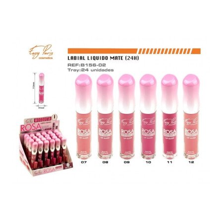 GLOSS ROSA 24H. (€0,79 UNIDADE) PACK 24 EASY PARIS