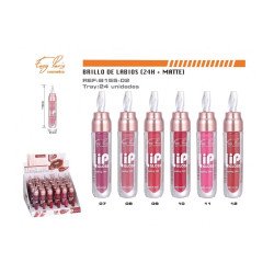 LIPGLOSS CUP LIP MATTE 24H.(€0.85 UNIT) PACK 24 EASY PARIS