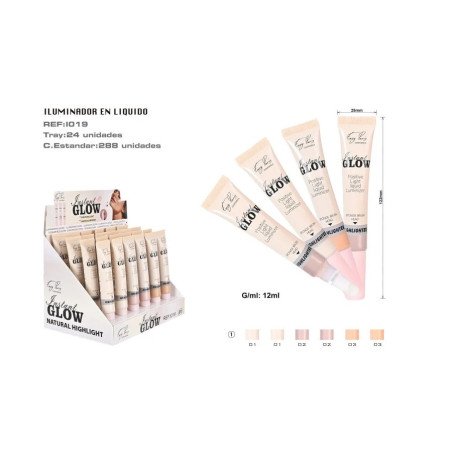 LÍQUIDO INSTANTÂNEO HIGHLIGH GLOW (€1,25 UNIDADE) PACK 24 EASY PARIS