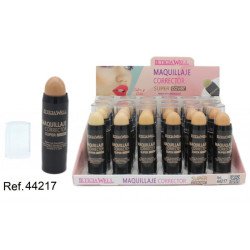 CONCEALER MAKEUP STICK SUPER COVER (€0.85 UNIT) PACK 24 LETICIA WELL