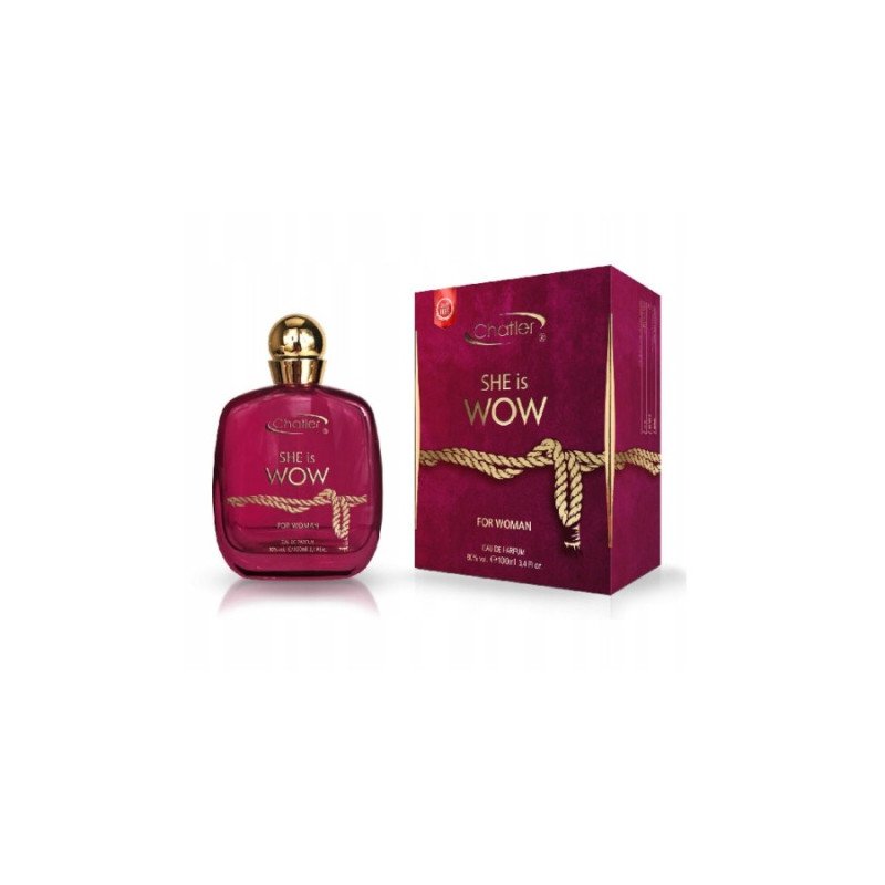 EAU DE PARFUM SHE IS WOW POUR FEMME 100ML. CHATLER