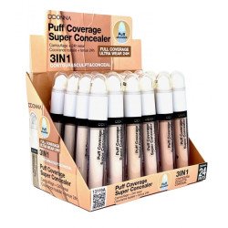CORRETOR PUFF SUPER COVERAGE (0,82€ UNIDADE) PACK 24 D'DONNA