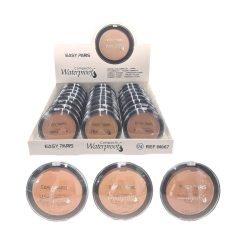 WATERPROOF COMPACT MAKEUP (€0.89 UNIT) PACK 24 EASY PARIS