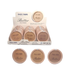MAQUILLAJE COMPACTO BUTTER (0.99€ UNIDAD) PACK 24 EASY PARIS