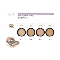 MAKE-UP COMPACT MATTE (0.87€ UNIDAD) PACK 24 EASY PARIS
