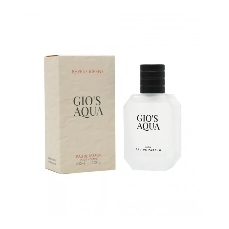 EAU DE PARFUM GIO'S AQUA POUR HOMME 30ML. QUEEN KINGS