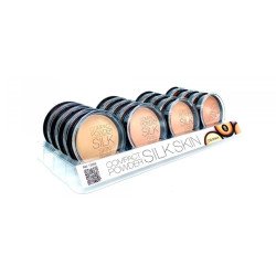 SILK SKIN COMPACT POWDER 4 COLORS 15GR. (€0.72 UNIT) PACK 16 D'DONNA