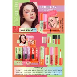 LIQUID COLOR BLUSH (€0.50 UNIT) PACK 24 KISS BEAUTY