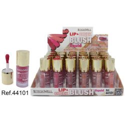 LIP & CHEEK BLUSH LÍQUIDO (0,99€ UNIDADE) PACK 24 LETICIA WELL
