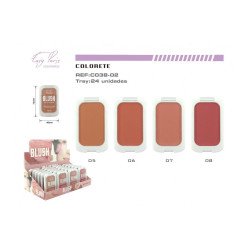BLUSH SCULPTANT COULEUR 5GR. (0,65€ UNITÉ)PACK 24 EASY PARIS