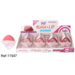 BLUSH + LIP DUO HIDRA (0.60€ UNIDAD) PACK 24 LETICIA WELL