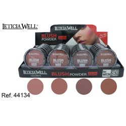 BLUSH SATINÉ 4 COULEURS (0,65€ UNITÉ) PACK 24 LETICIA WELL