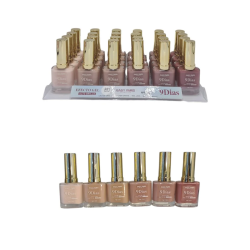 VERNIS À ONGLES EFFET GEL 9 JOURS 13ML. (0,58 € UNITÉ) PACK 24 EASY PARIS
