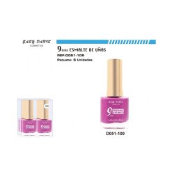 LACA DE UÑAS EFECTO GEL 13ML. (0.58 € UNIDAD) PACK 6 EASY PARIS