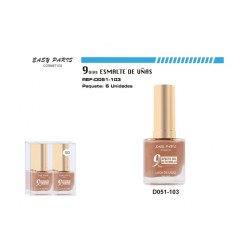 LACA DE UÑAS EFECTO GEL 13ML. (0.58 € UNIDAD) PACK 6 EASY PARIS