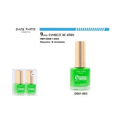 LACA DE UÑAS EFECTO GEL 13ML. (0.58 € UNIDAD) PACK 6 EASY PARIS