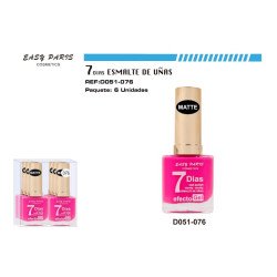 LAQUE À ONGLES EFFET GEL 13ML. (0,58 € UNITÉ) PACK 6 EASY PARIS