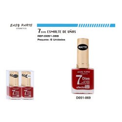 LACA DE UÑAS EFECTO GEL 13ML. (0.58 € UNIDAD) PACK 6 EASY PARIS