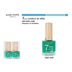 LACA DE UÑAS EFECTO GEL 13ML. (0.58 € UNIDAD) PACK 6 EASY PARIS