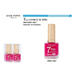 GEL EFFECT NAIL LACQUER 13ML. (0.58 € UNIT) PACK 6 EASY PARIS