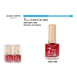 LAQUE À ONGLES EFFET GEL 13ML. (0,58 € UNITÉ) PACK 6 EASY PARIS