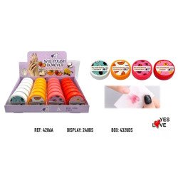 QUITAESMALTE REMOVER FRUITS (0.55€ UNIDAD) PACK 24 YES LOVE