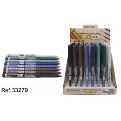 LAPIZ DE OJOS FIJO 24H. (0.49€ UNIDAD) PACK 48 LETICIA WELL