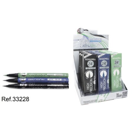 LONG LASTING EYELINER 24H. (€1.29 UNIT) PACK 18 LETICIA WELL