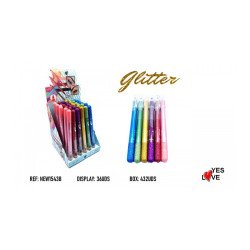 GLITTER EYE PENCIL (€0.88 UNIT)PACK 36 YES LOVE